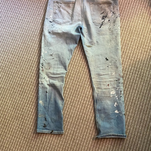 custom painted slim old navy jeans - Picture 2 of 4